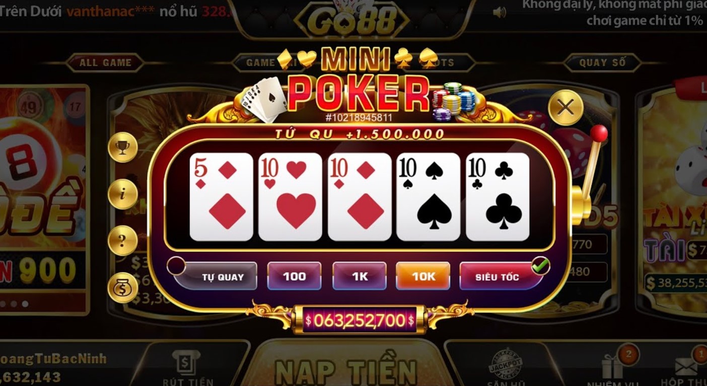 Tìm hiểu Mini Poker Thabet